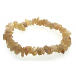 Indian Moonstone Gemstone Premium Chip Bracelet